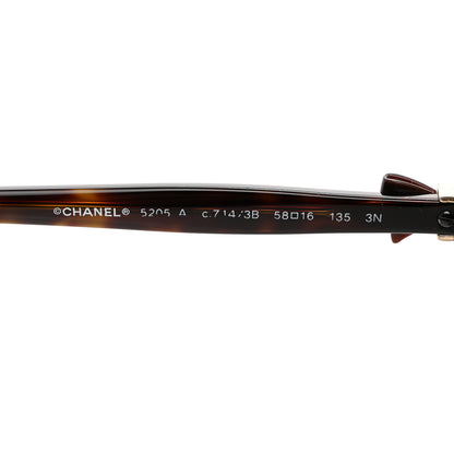 Chanel Acetate CC Bow Sunglasses 5205-A Tortoise 5 of 8
