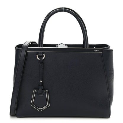 Fendi Vitello Elite Petite 2Jours Tote Lavagna 1 of 7