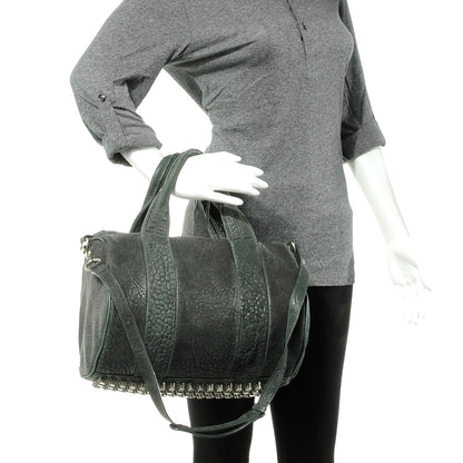 Alexander Wang Leather Rocco Duffel Grey 2 of 9