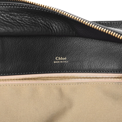 Chloe Pebbled Calfskin Dree Shoulder Bag Black 7 of 8