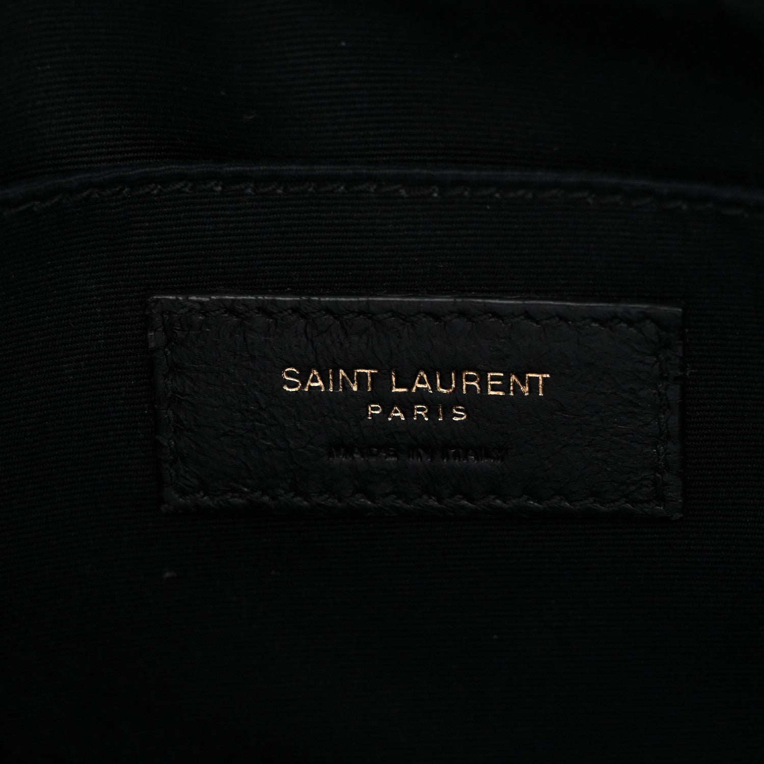 Saint Laurent Calfskin Matelasse Monogram Lou Camera Bag Black 6 of 13