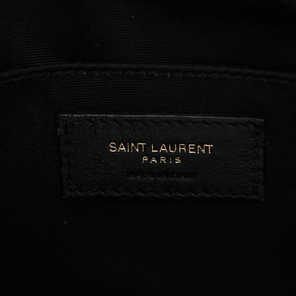 Saint Laurent Calfskin Matelasse Monogram Lou Camera Bag Black 6 of 13