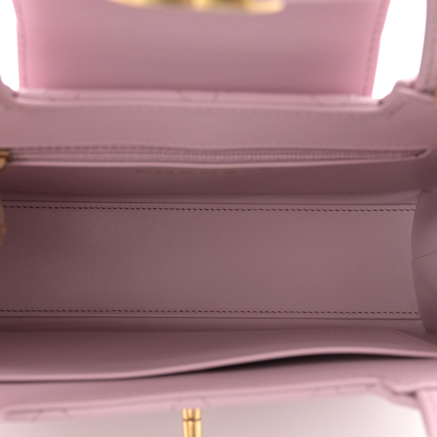 Chanel Shiny Aged Calfskin Quilted Nano Kelly Shopper Pink 5 of 11