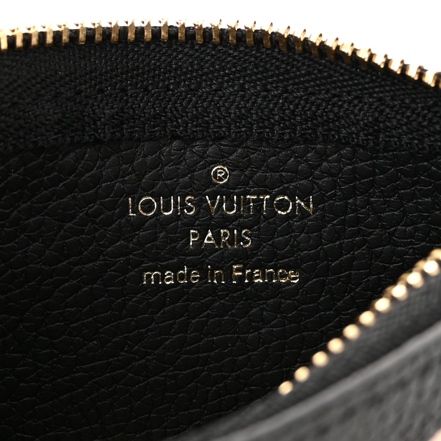 Louis Vuitton Empreinte Monogram Giant Key Pouch Black Beige 6 of 6