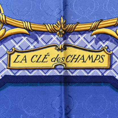 Hermes Jacquard Silk La Cle Des Champs Scarf 90 3 of 6