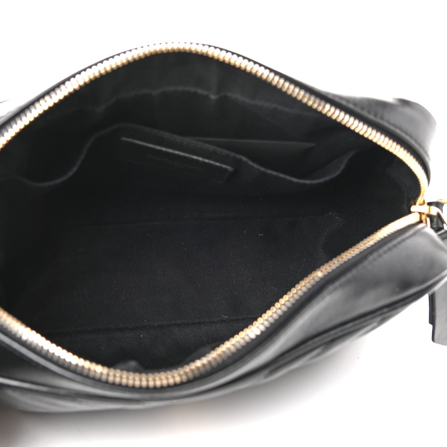 Saint Laurent Calfskin Matelasse Monogram Lou Camera Bag Black 8 of 13