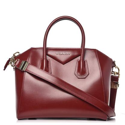 Givenchy Shiny Lord Calfskin Small Antigona Burgundy 1 of 12