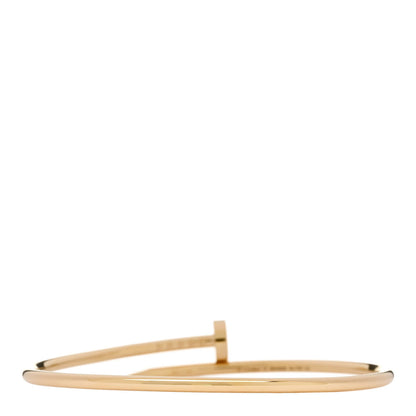 Cartier 18K Yellow Gold Small Juste Un Clou Bracelet 17 2 of 4