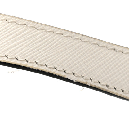 Prada Saffiano Harness Crossbody Travel Pouch White 9 of 10