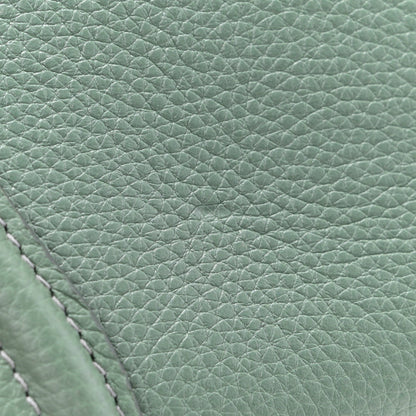Celine Drummed Calfskin Nano Luggage Celadon 13 of 14