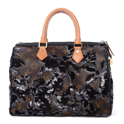 Louis Vuitton Monogram Fleur De Jais Sequins Speedy 30 1 of 10