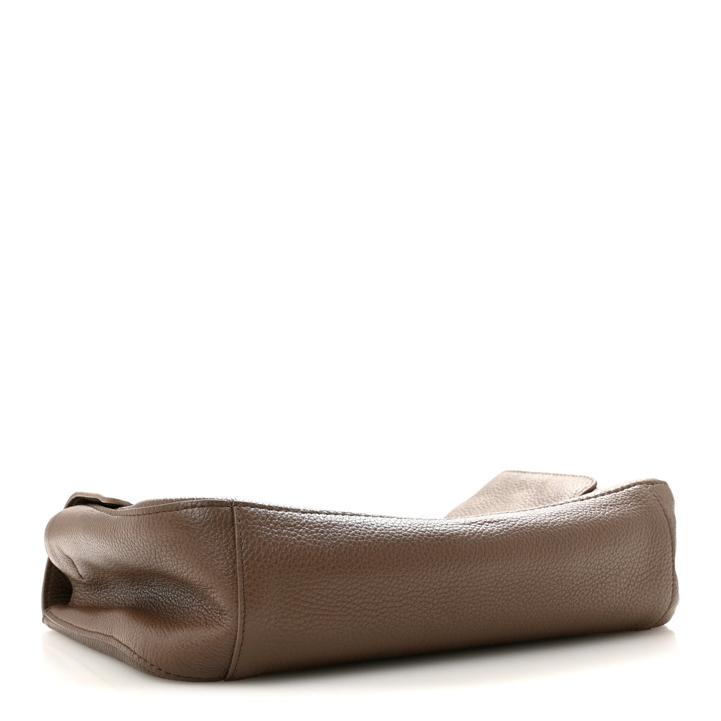 Grained Calfskin Small Souplissimo Maxi Flap Light Brown