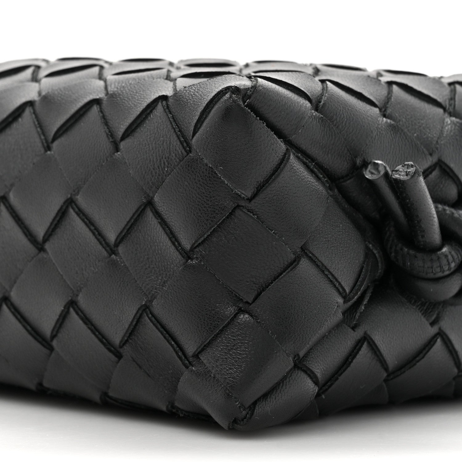 Bottega Veneta Nappa Intrecciato Mini Loop Camera Bag Black 8 of 9