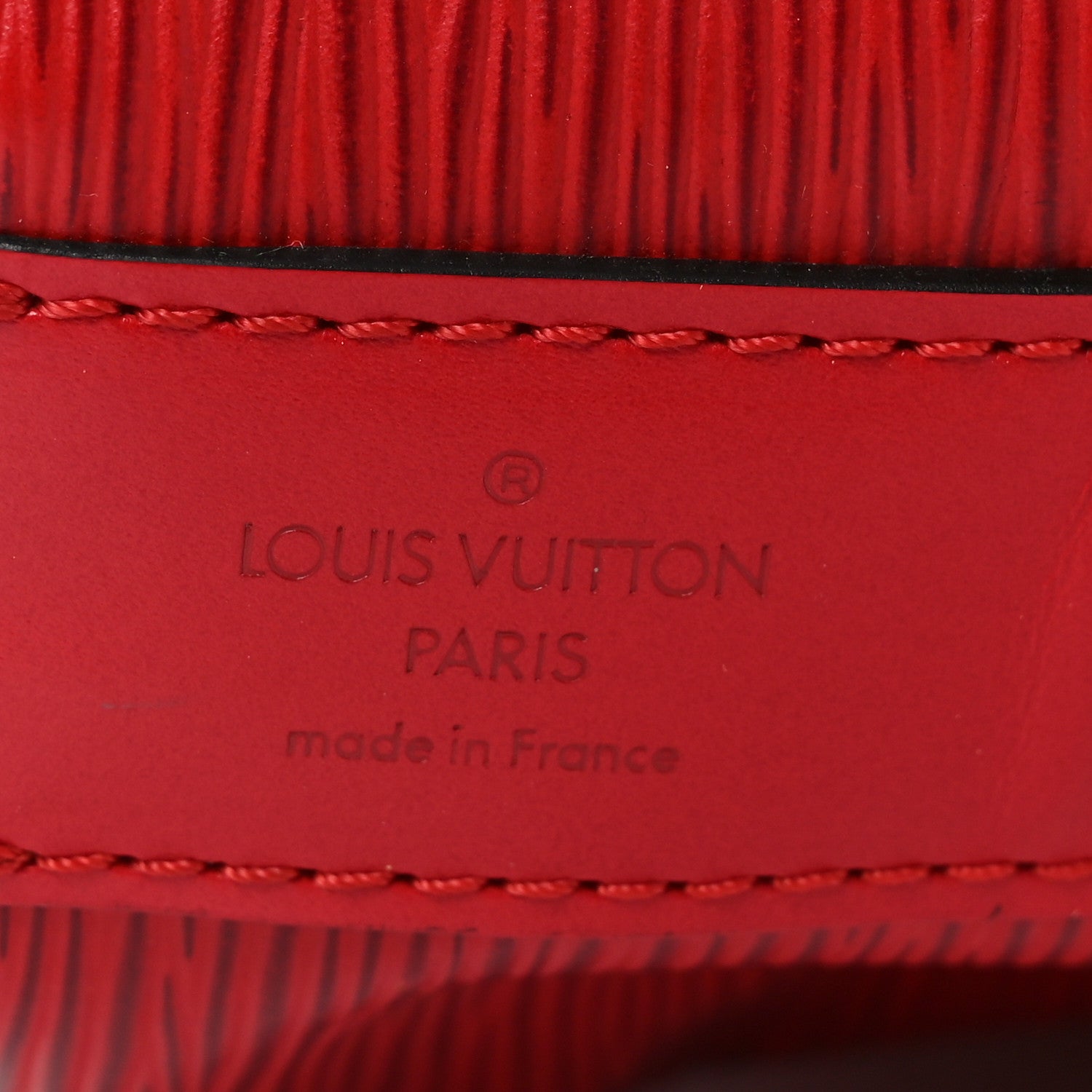 Louis Vuitton Epi Sac D'epaule Castillan Red 6 of 9