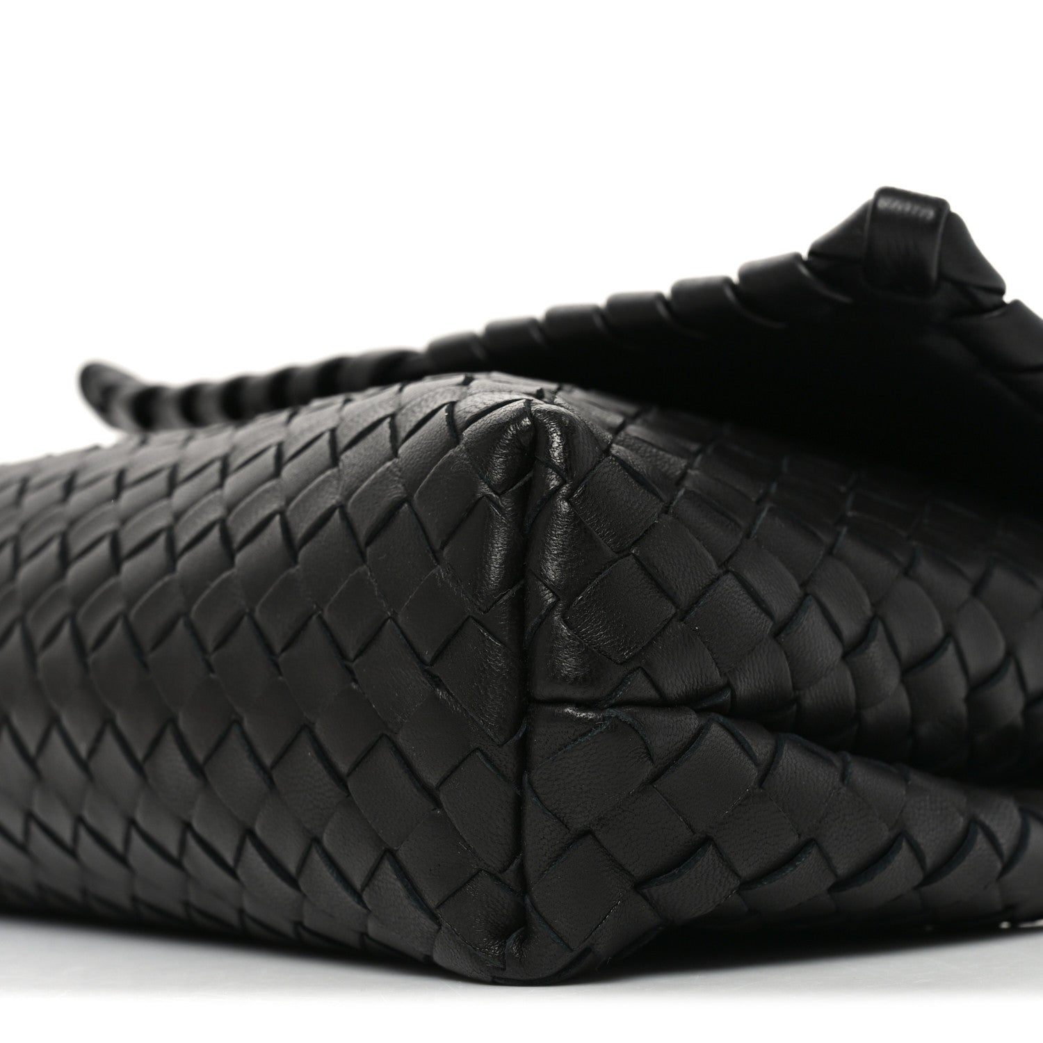 Bottega Veneta Nappa Intrecciato Baby Olimpia Shoulder Bag Black 9 of 9