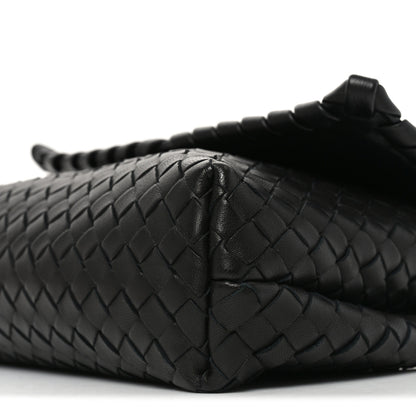 Bottega Veneta Nappa Intrecciato Baby Olimpia Shoulder Bag Black 9 of 9