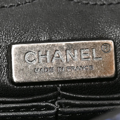 Chanel Metallic Snakeskin 2.55 Reissue 225 Flap Blue 6 of 11