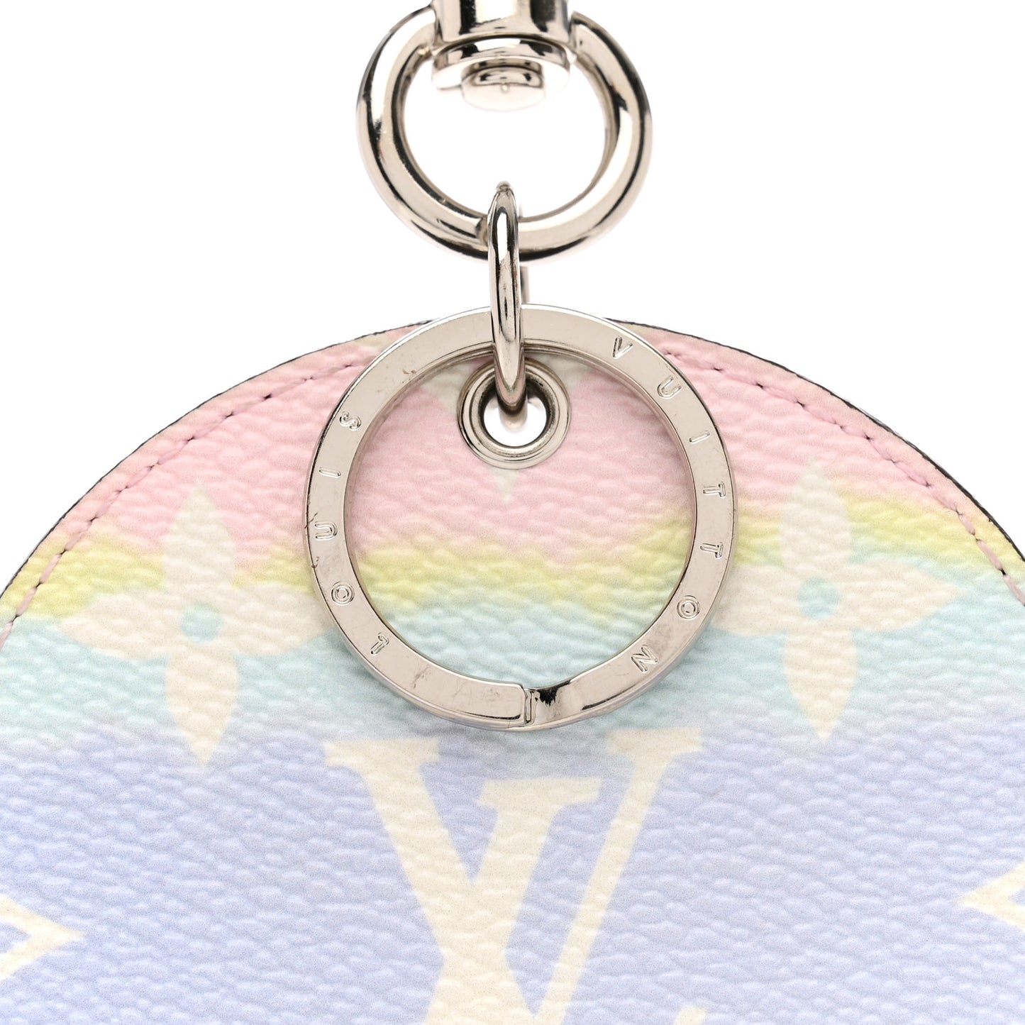 Monogram Escale Bag Charm Key Holder Pastel