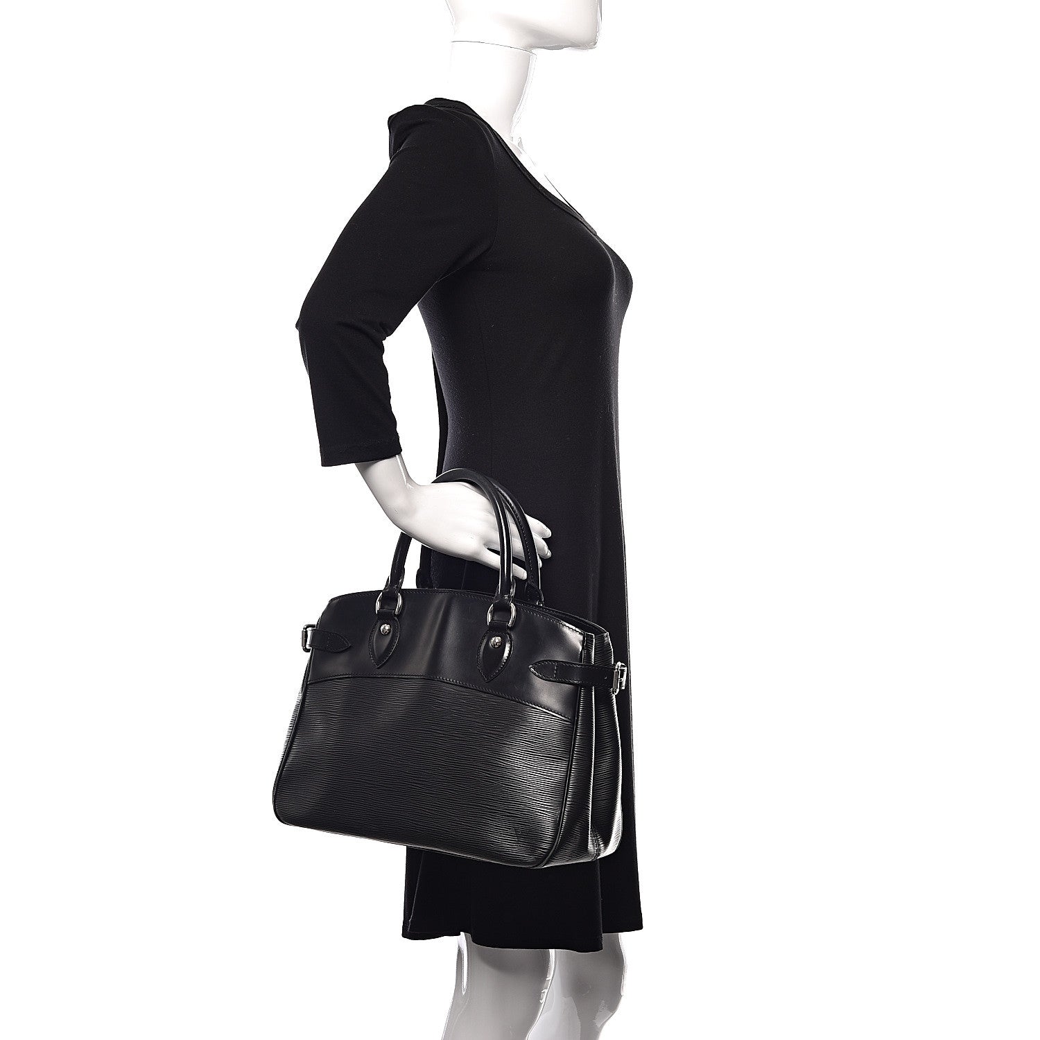 Louis Vuitton Epi Passy PM Black 2 of 14