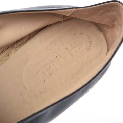 Chanel Lambskin CC Mens Espadrilles 45 Black 11 of 13