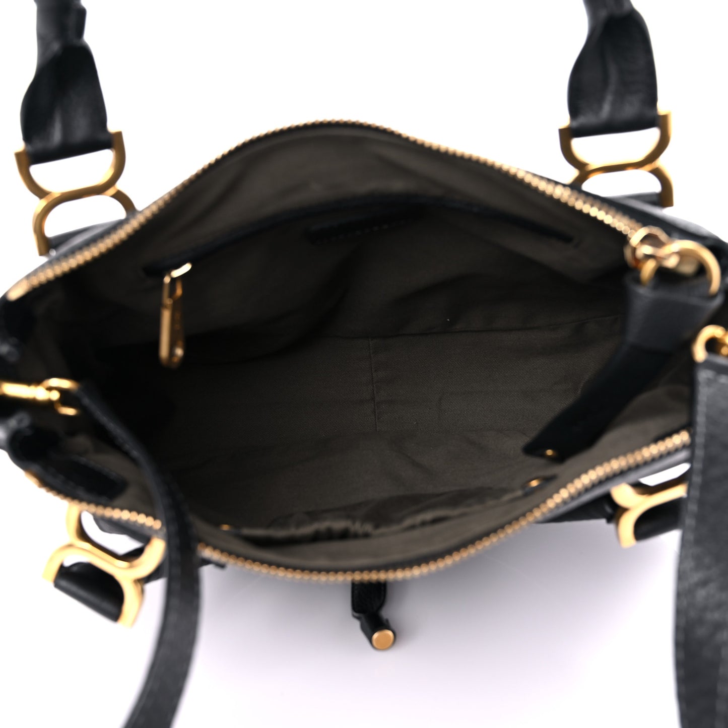 Calfskin Small Marcie Satchel Black