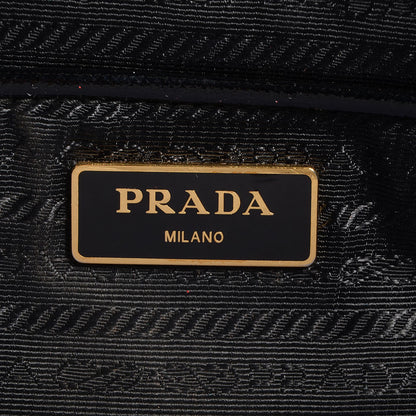 Prada Saffiano Vernice Tote Black 2 of 10