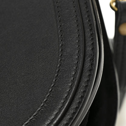 Chloe Calfskin Suede Medium Nile Bracelet Bag Black 11 of 11