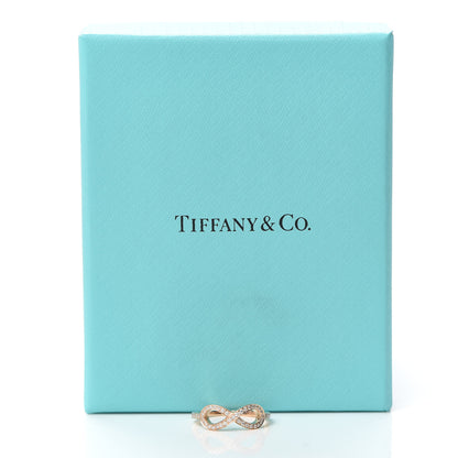 Tiffany 18K Rose Gold Diamond Infinity Ring 52 6 6 of 6