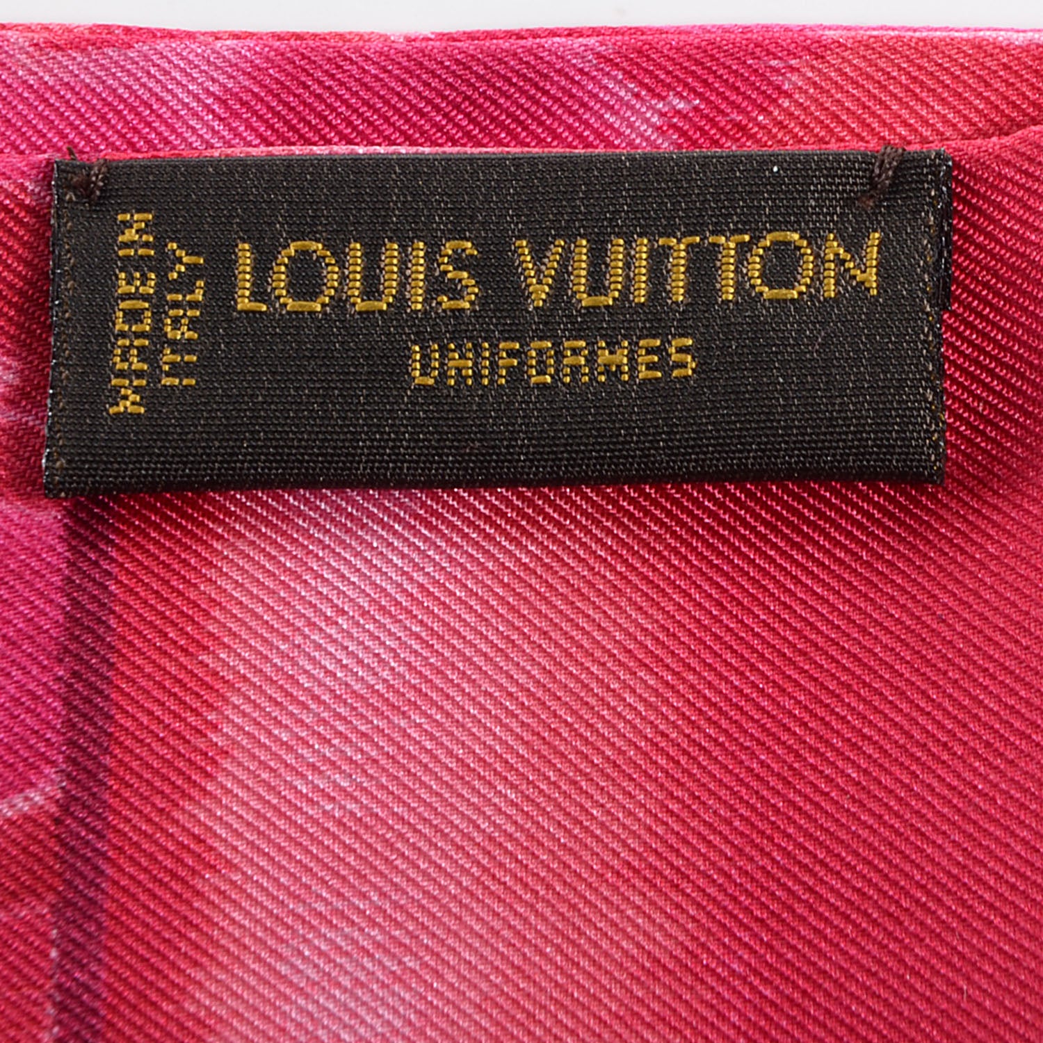 Louis Vuitton Silk Monogram Ikat Summer Bandeau Rose Indien 4 of 4