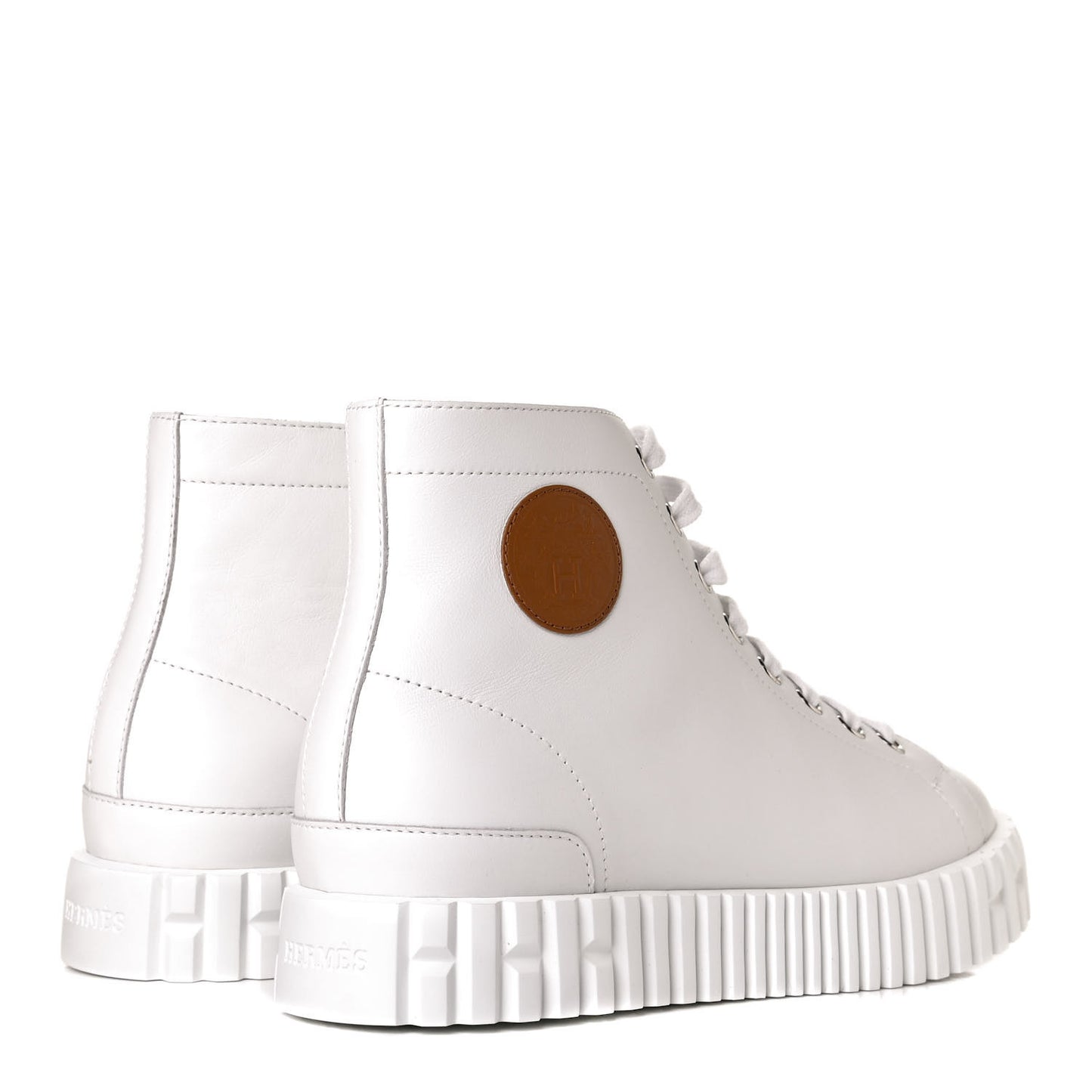 Calfskin Womens Climb Sneakers 36 White
