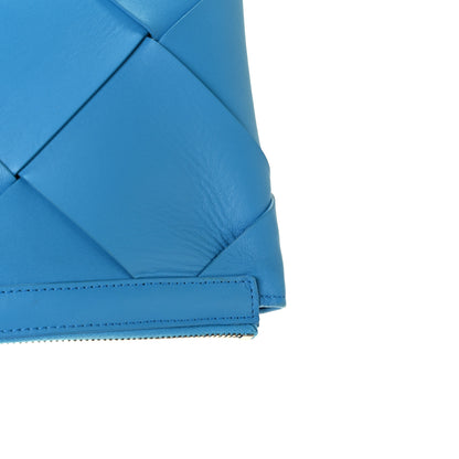 Bottega Veneta Nappa Maxi Blown Up Intrecciato Pouch Clutch Swimming Pool 13 of 13