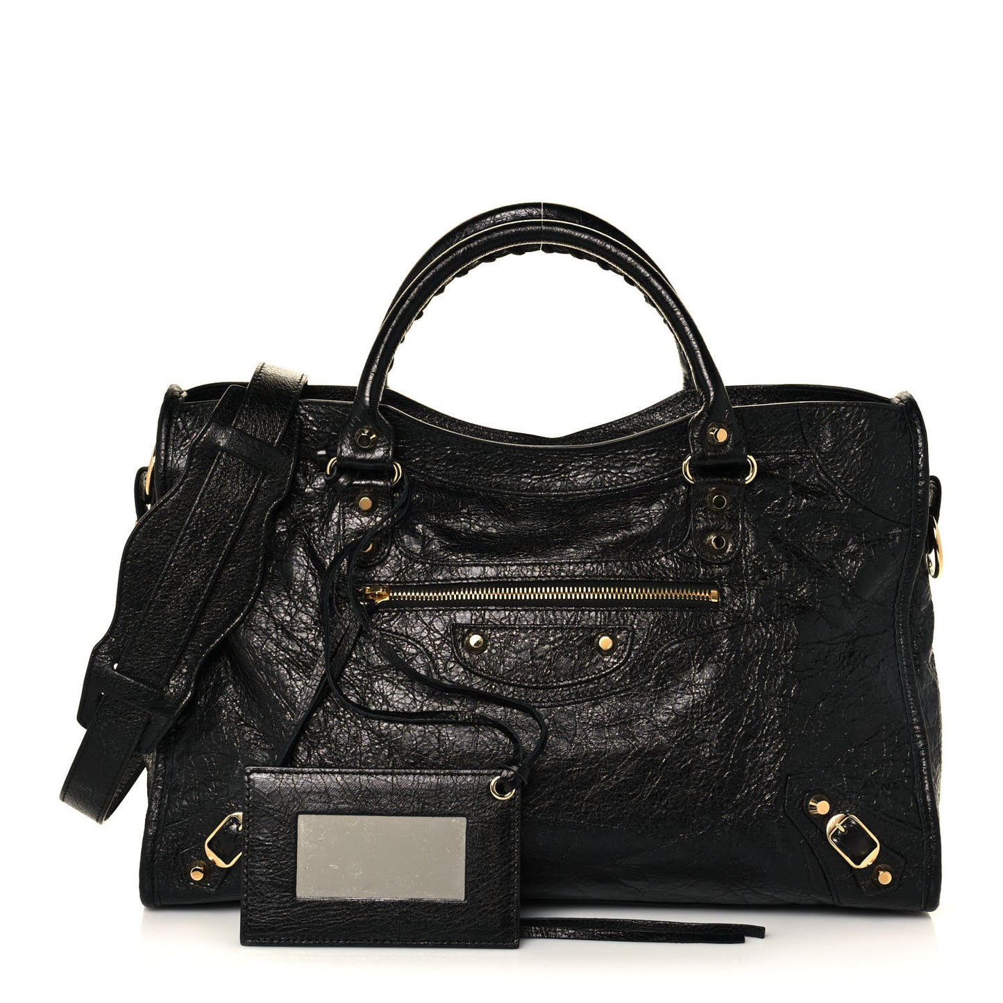 Agneau Classic Gold Hardware City Black