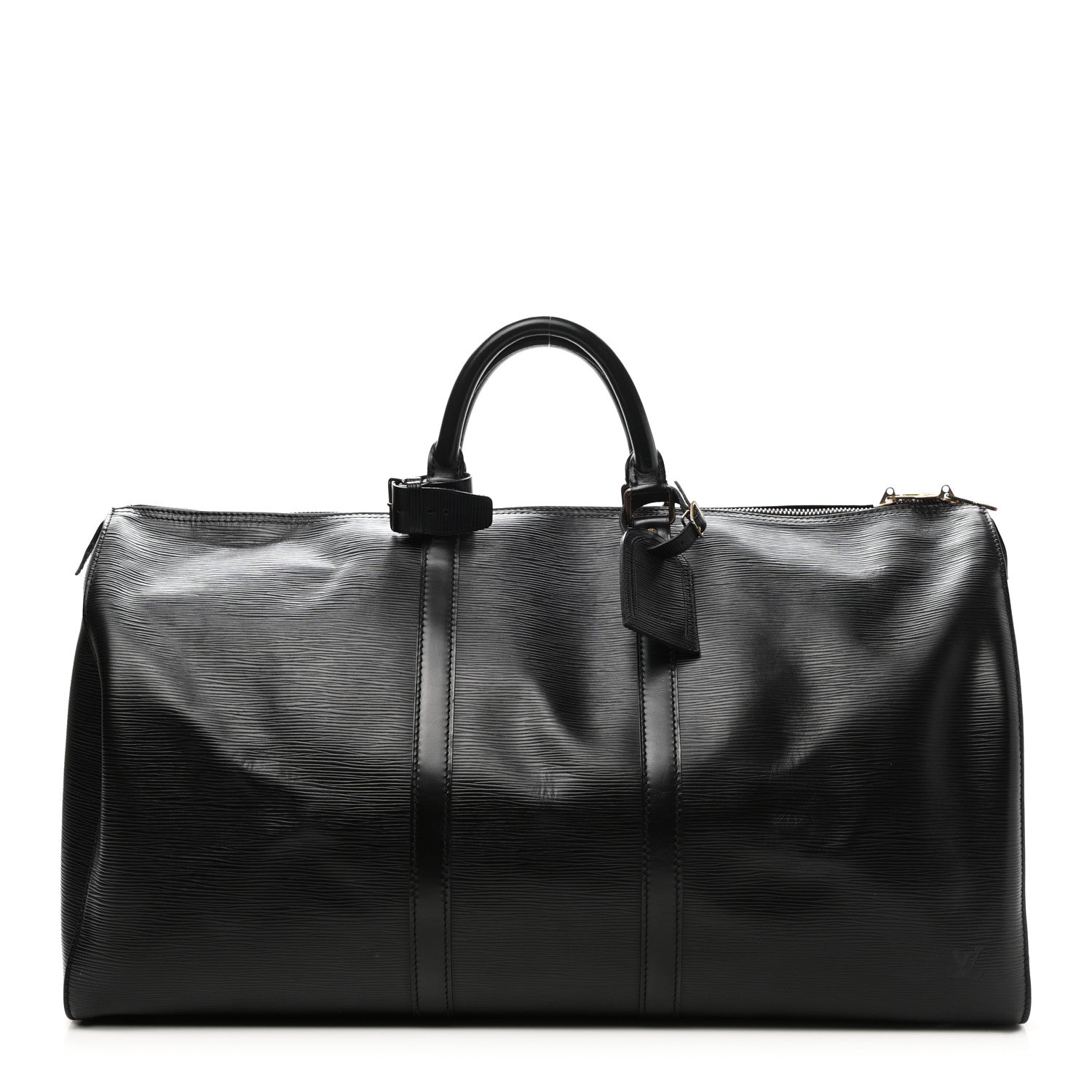 Louis Vuitton Epi Keepall 55 Black 1 of 12