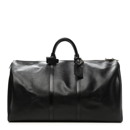 Louis Vuitton Epi Keepall 55 Black 1 of 12