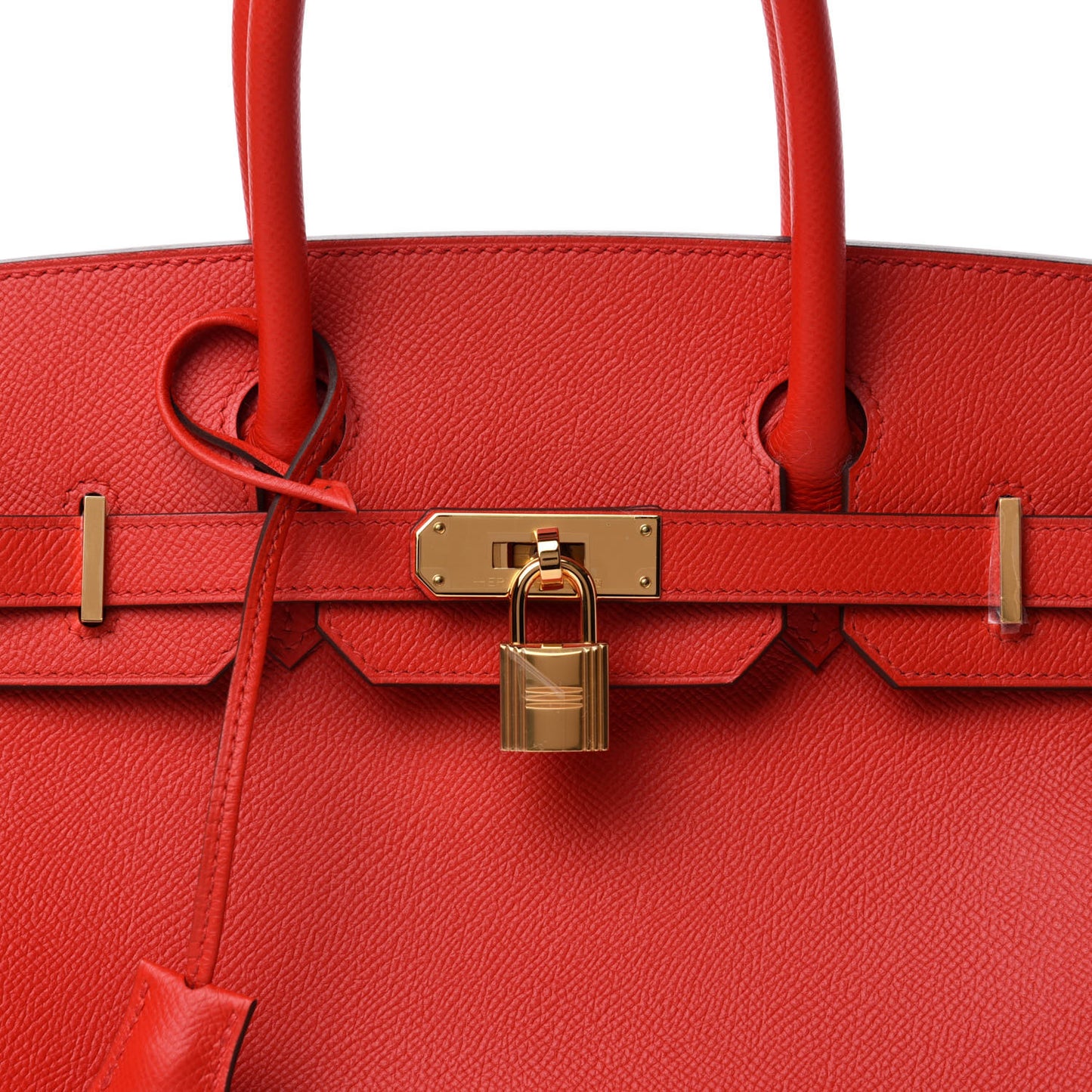 Epsom Birkin 30 Rouge De Coeur