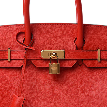Hermes Epsom Birkin 30 Rouge De Coeur 10 of 11