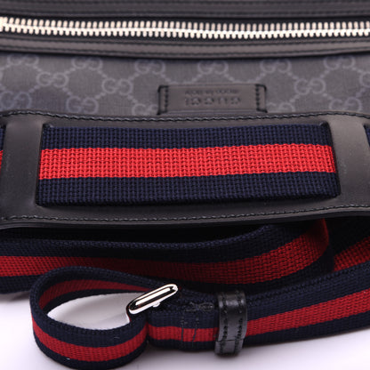 Gucci GG Supreme Monogram Night Courrier Flat Messenger Bag Black Multicolor 14 of 14