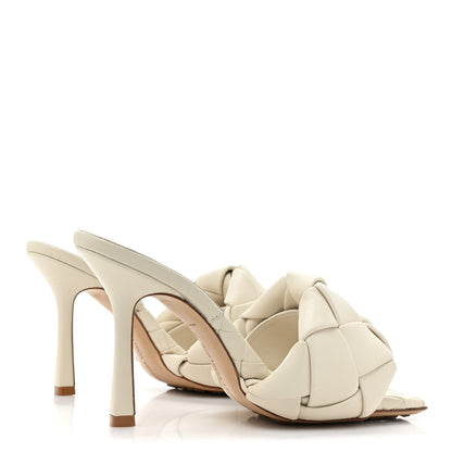 Bottega Veneta Nappa Maxi Intrecciato Lido 90mm Mule Sandals 36 Wax 3 of 7