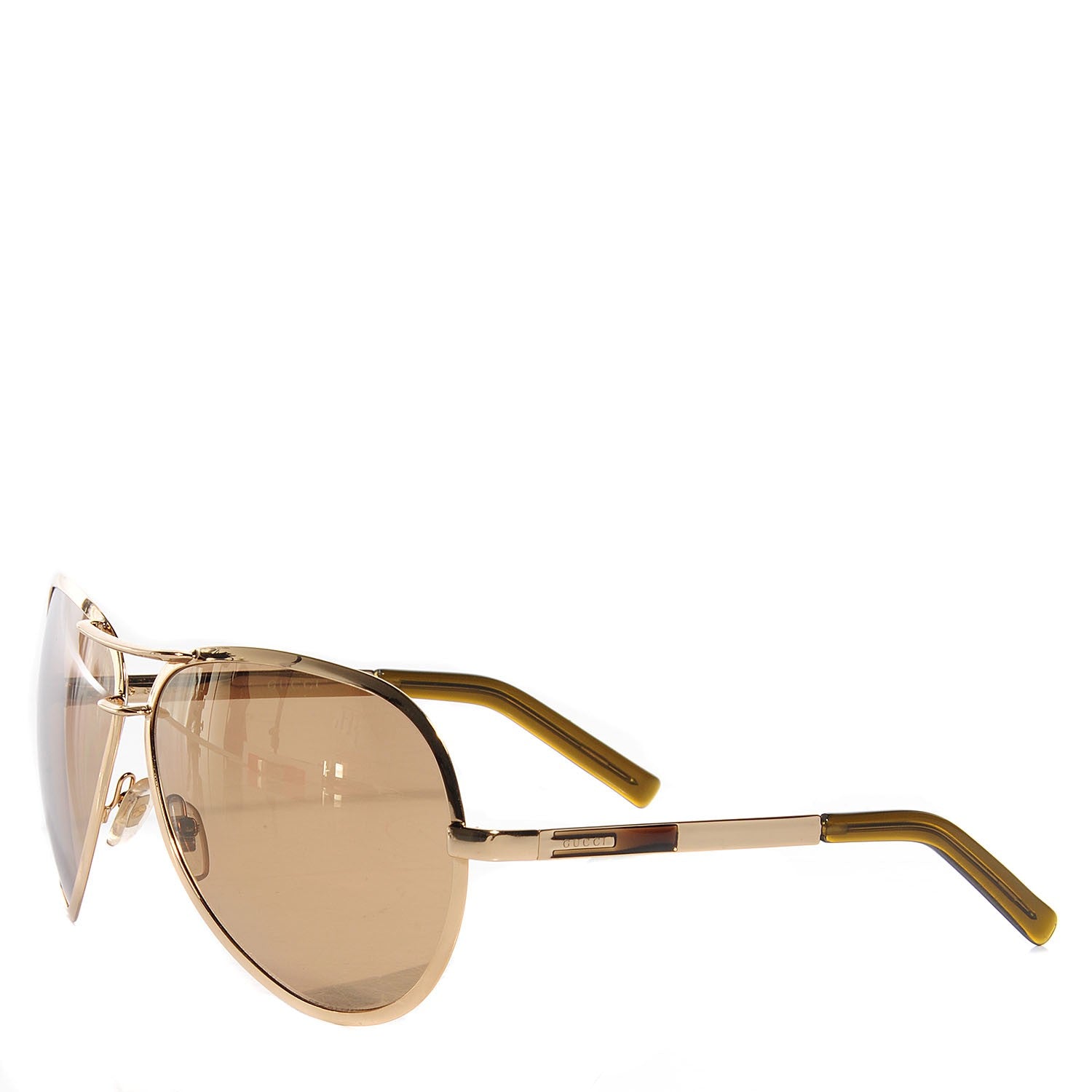 Gucci Aviator Sunglasses 2785/S Gold 3 of 7