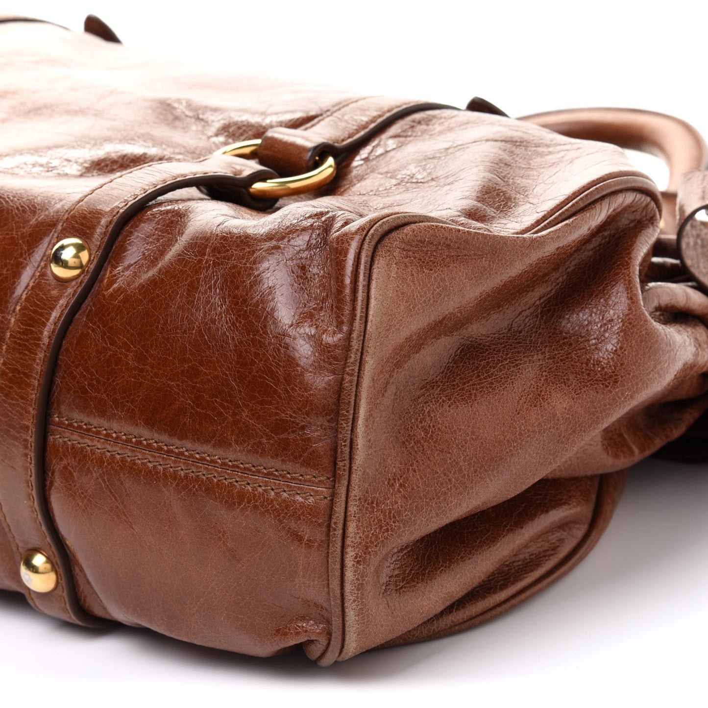 Vitello Lux Medium Bow Bag Palissandro