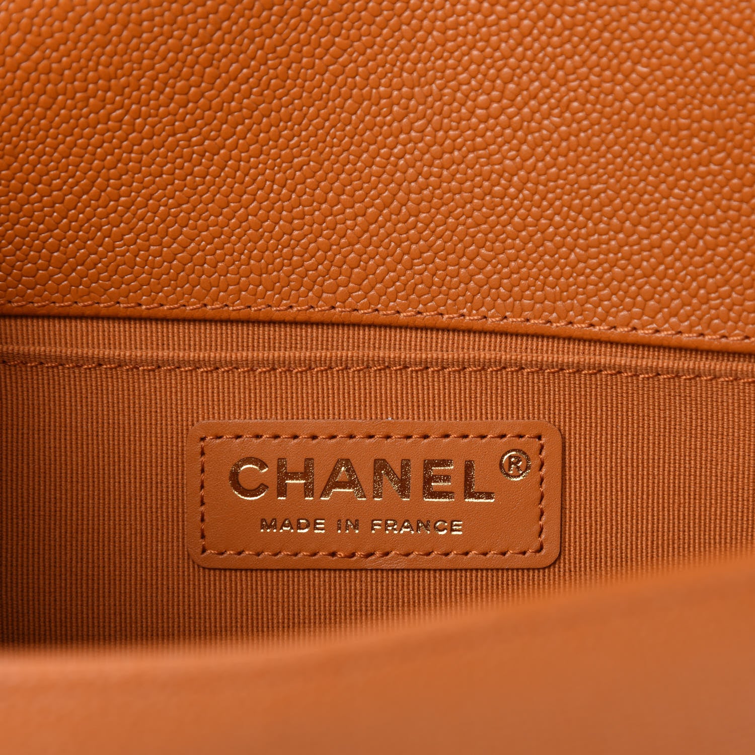 Chanel Caviar Quilted Small Boy Flap Light Brown 8 of 11