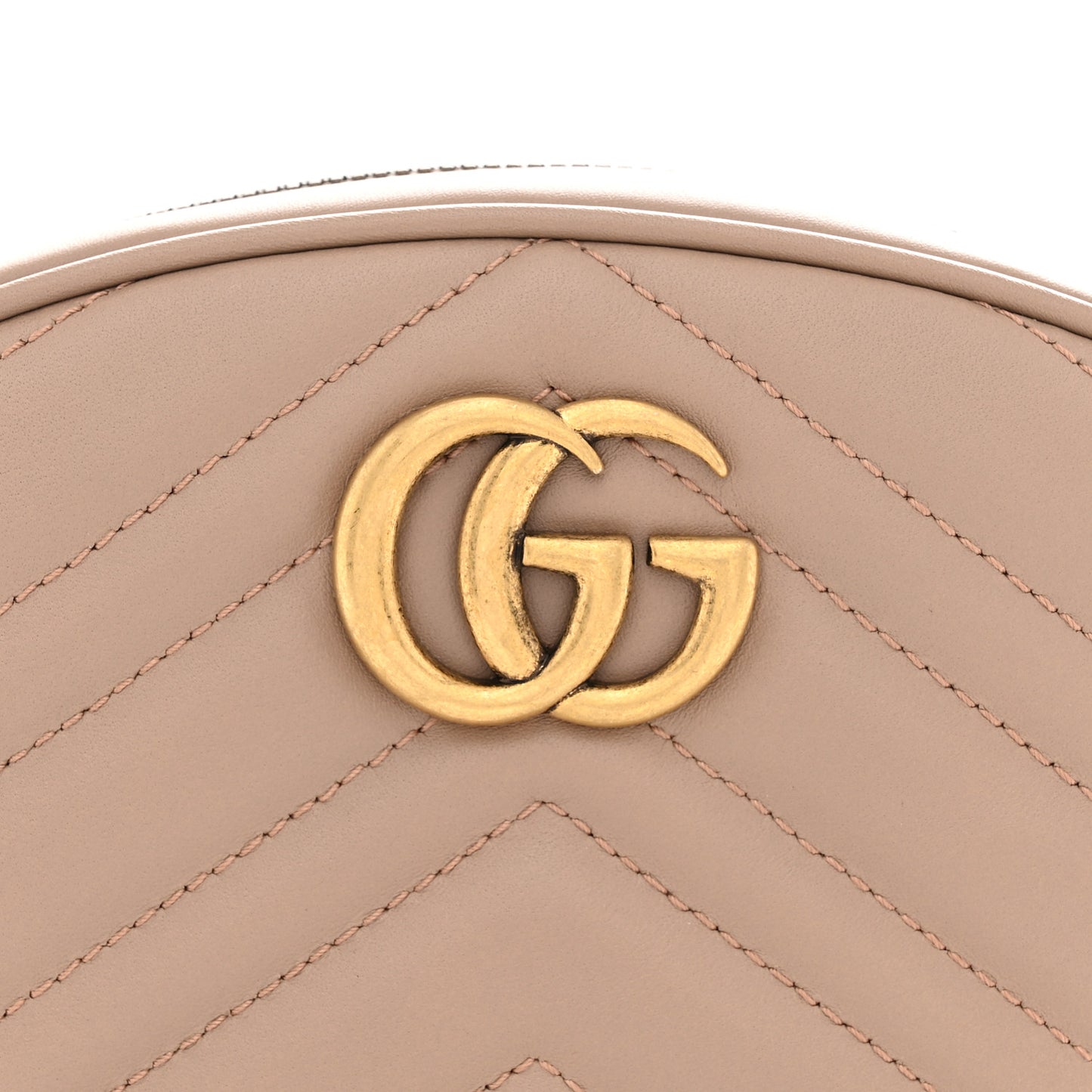 Calfskin Matelasse GG Marmont Belt Bag 85 34 Porcelain Rose