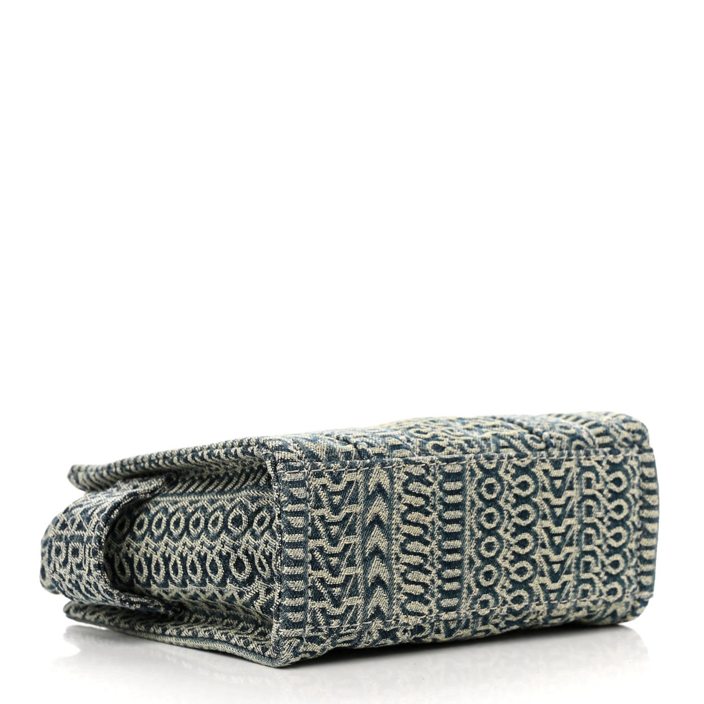 Cotton Washed Monogram Denim Mini Tote Bag