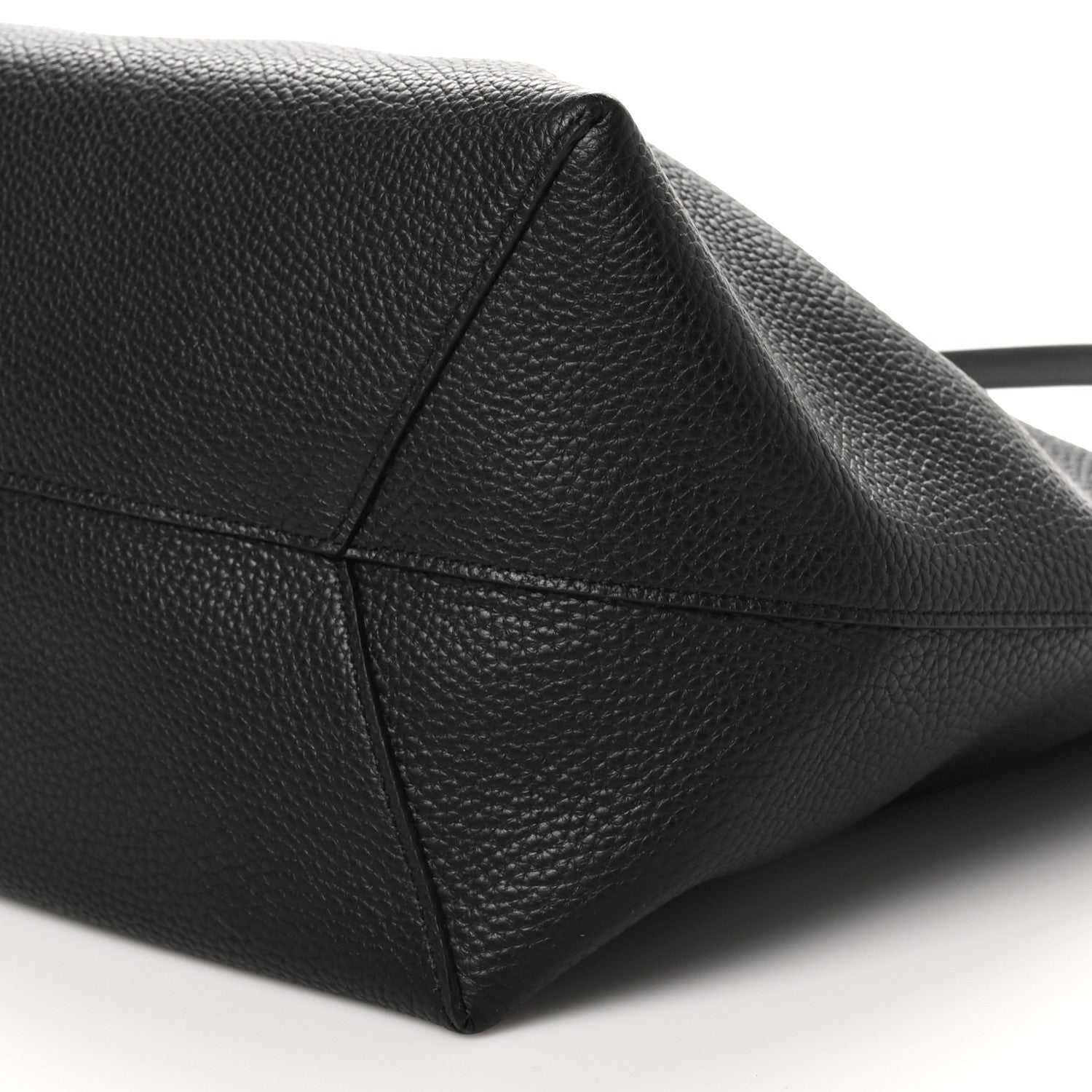 Mansur Gavriel Pebbled Calfskin Everyday Cabas Black 9 of 9