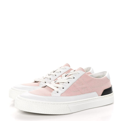 Hermes Canvas Calfskin Deep Sneakers 39 Framboise White 3 of 9