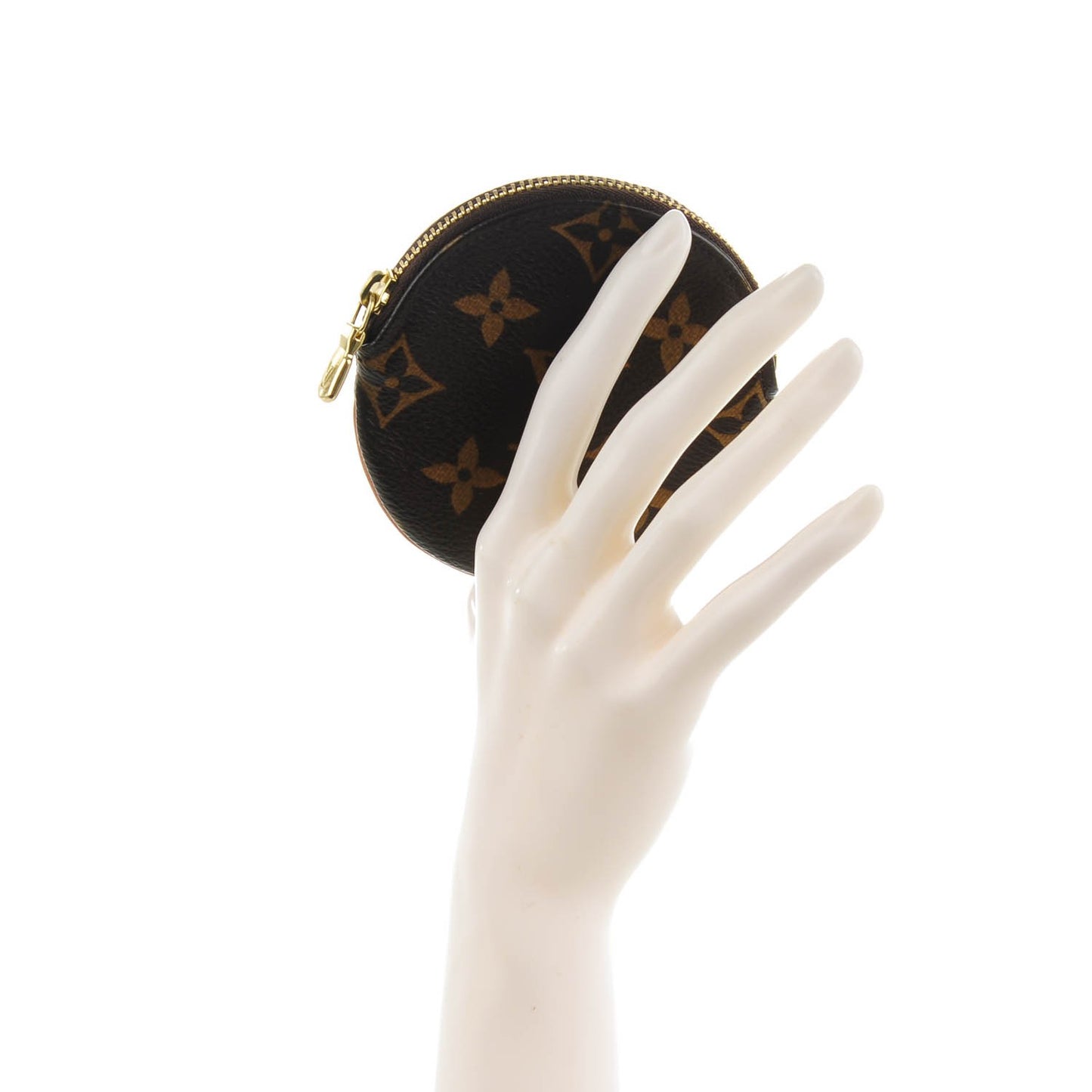 Monogram Round Coin Purse
