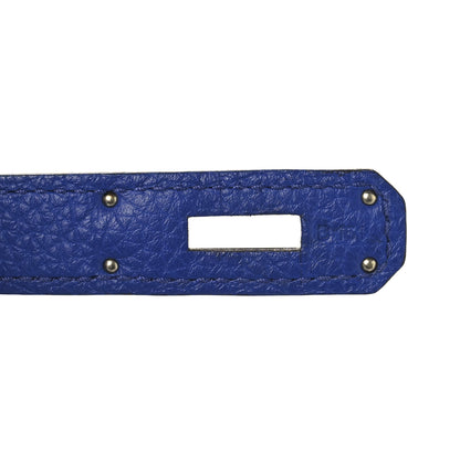 Hermes Togo BIRKIN 30 Bleu Electrique 7 of 12
