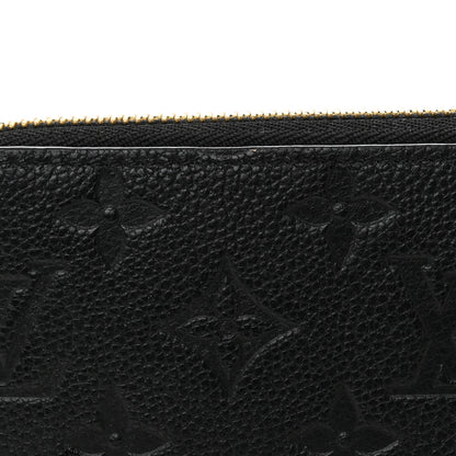 Louis Vuitton Empreinte Zippy Wallet Black 9 of 9