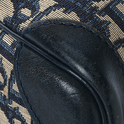 Christian Dior Monogram Boston Navy Blue 10 of 15