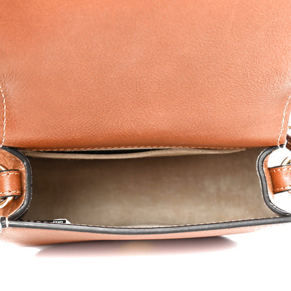 Chloe Calfskin Suede Small Nile Bracelet Bag Caramel 6 of 12